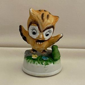 Little Vintage Owl Figurine
